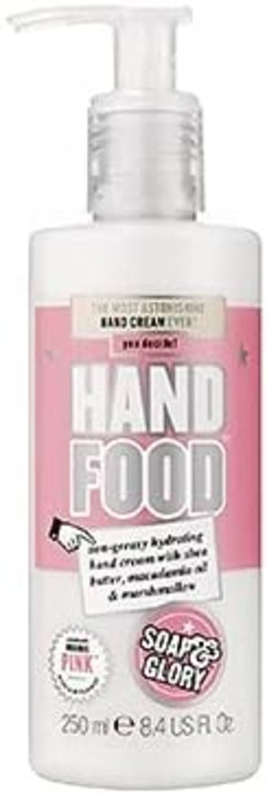 Soap & Glory Hand Food Hand Cream Pump 250ml