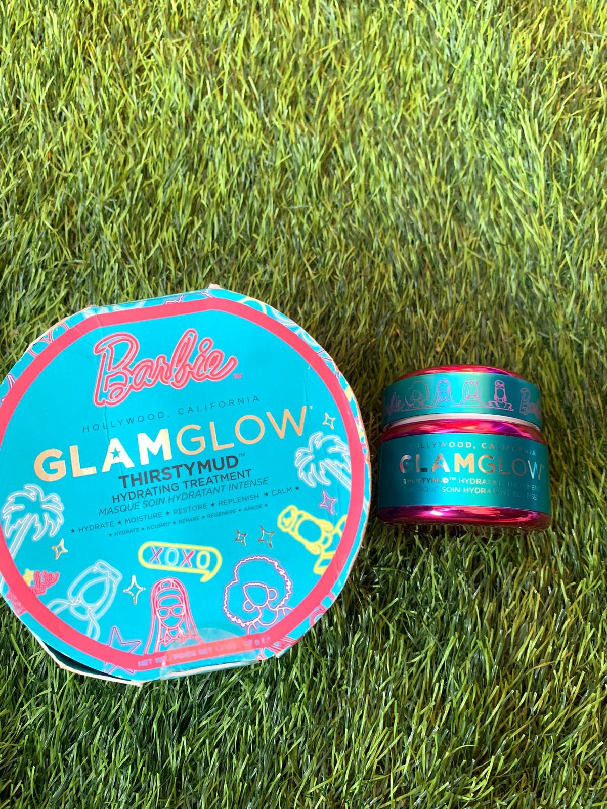 GlamGlow Youth Mud Blue Barbie 50g