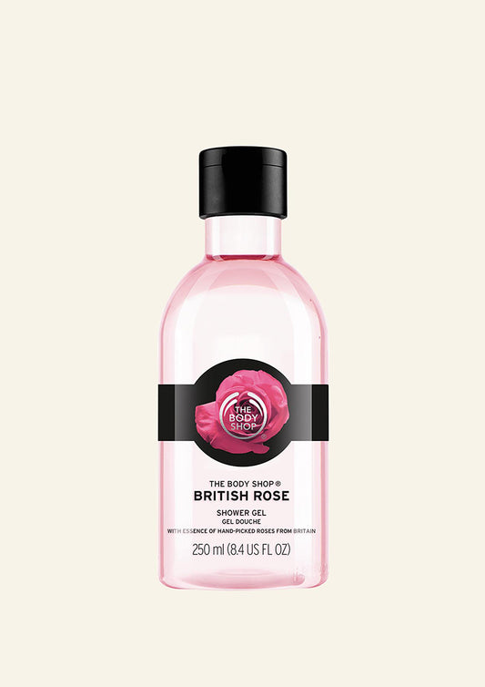 The body shop british rose shower gel