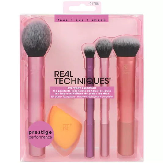 Real Techniques Everyday Essentials Makeup Brush Set