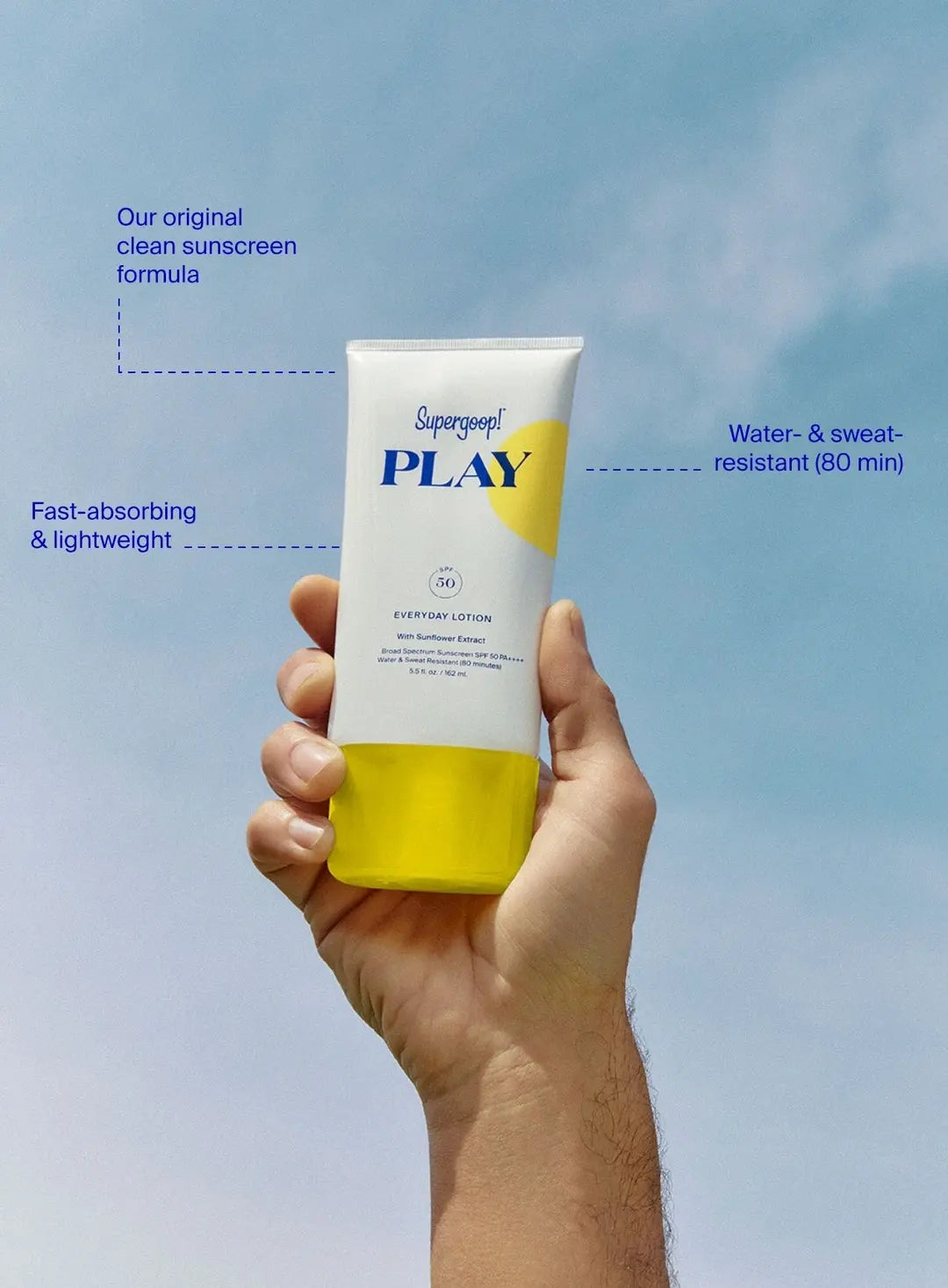 Supergoop PLAY Everyday Lotion SPF 50 with Sunflower Extract 30ml