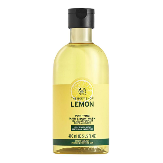 THE BODY SHOP LEMON PURIFYING HAIR AND BODY WASH